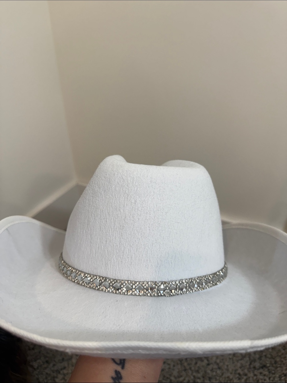 Bride bling hat - Picture 3 of 6
